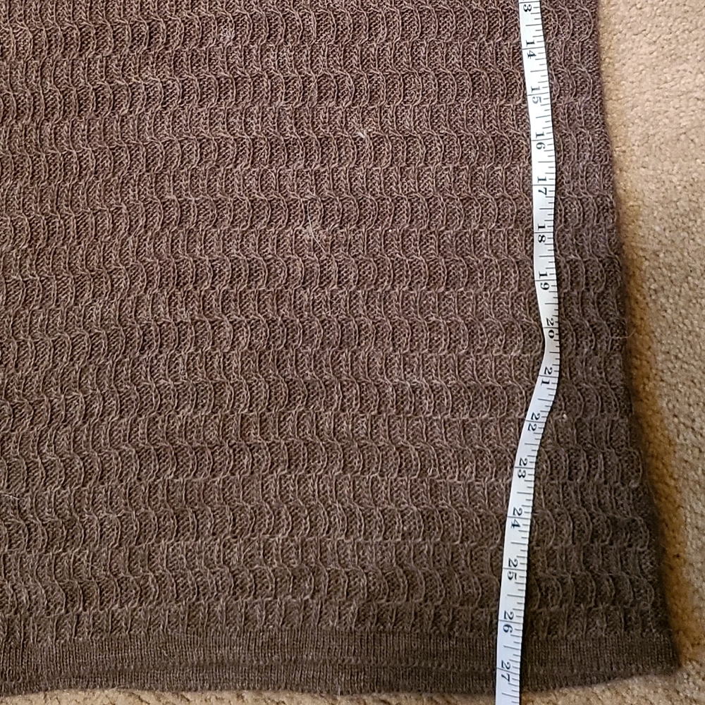 Mocha Tunic Length Sweater EUC - Picture 7 of 7